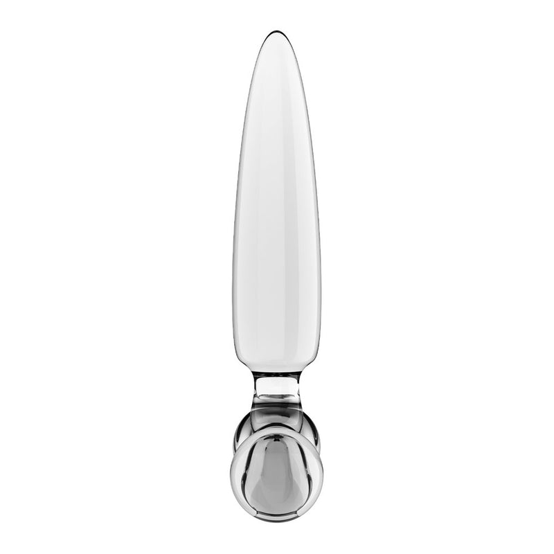 Satisfyer Triple Crystal 1 - Clear - Clear Glass 3-in-1 Butt Plug