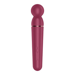 Satisfyer Planet Wand-er - Berry - Berry/Rose Gold USB Rechargeable Massager Wand