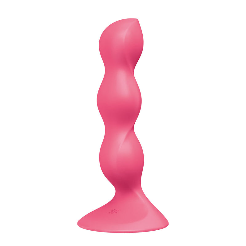 Satisfyer Triple Ball-R - Red - Red Beaded Anal Plug