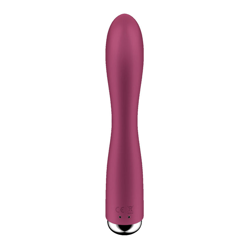 Satisfyer Spinning Rabbit 1 - Red - Red 20 cm USB Rechargeable Rotating Rabbit Vibrator