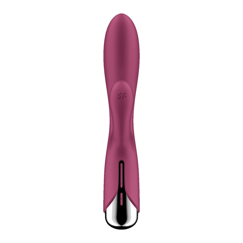 Satisfyer Spinning Rabbit 1 - Red - Red 20 cm USB Rechargeable Rotating Rabbit Vibrator