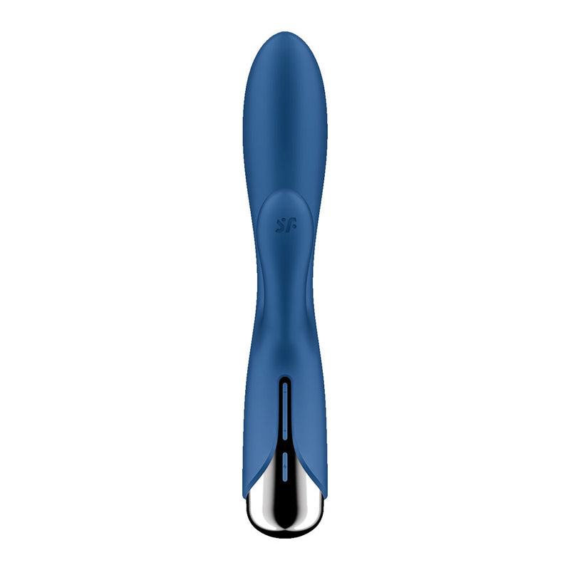 Satisfyer Spinning Rabbit 1 - Blue - Blue 20 cm USB Rechargeable Rotating Rabbit Vibrator
