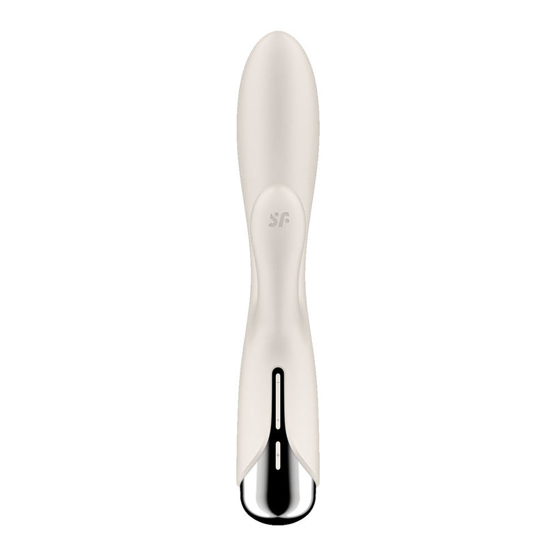 Satisfyer Spinning Rabbit 1 - Beige - Beige 20 cm USB Rechargeable Rotating Rabbit Vibrator