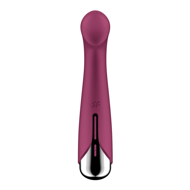 Satisfyer Spinning G-Spot 1 - Red - Red 16.5 cm USB Rechargeable Rotating Vibrator