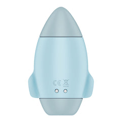 Satisfyer Mission Control - Blue - Blue USB Rechargeable Vibrating Air Pulse Stimulator