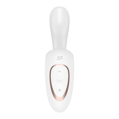 Satisfyer G For Goddess 1 - White - White USB Rechargeable Vibrator with Clit Stim