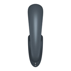 Satisfyer G For Goddess 1 - Dark Grey - Dark Grey USB Rechargeable Vibrator with Clit Stim
