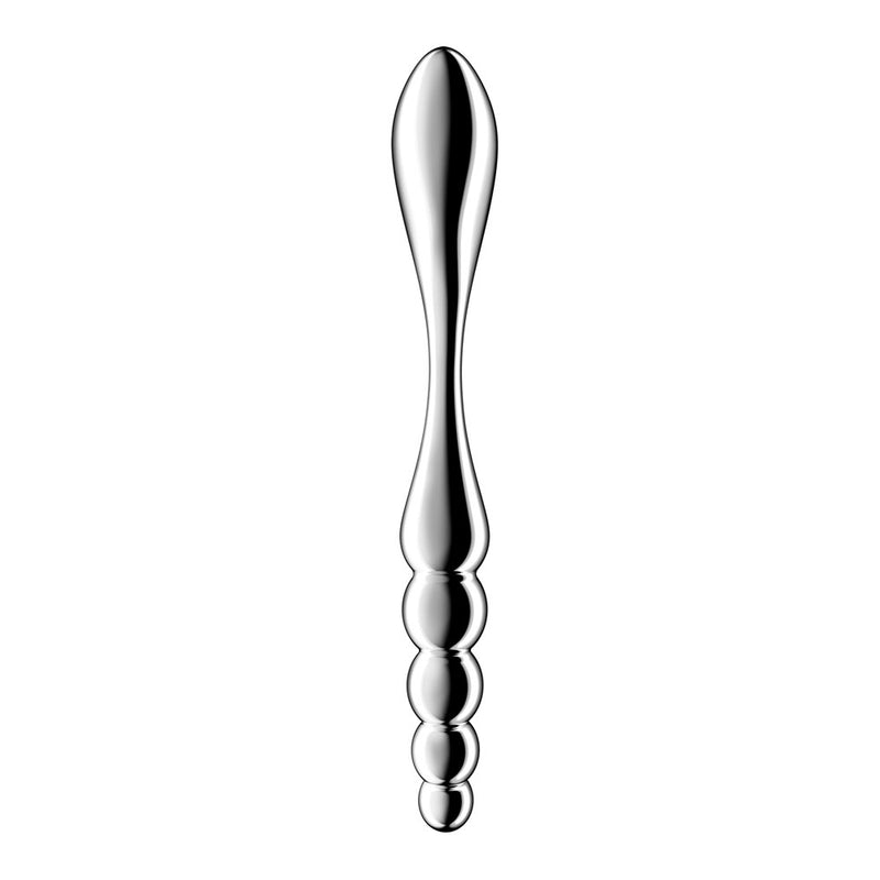 Satisfyer Star Force 1 - Chrome Steel 21 cm Dildo