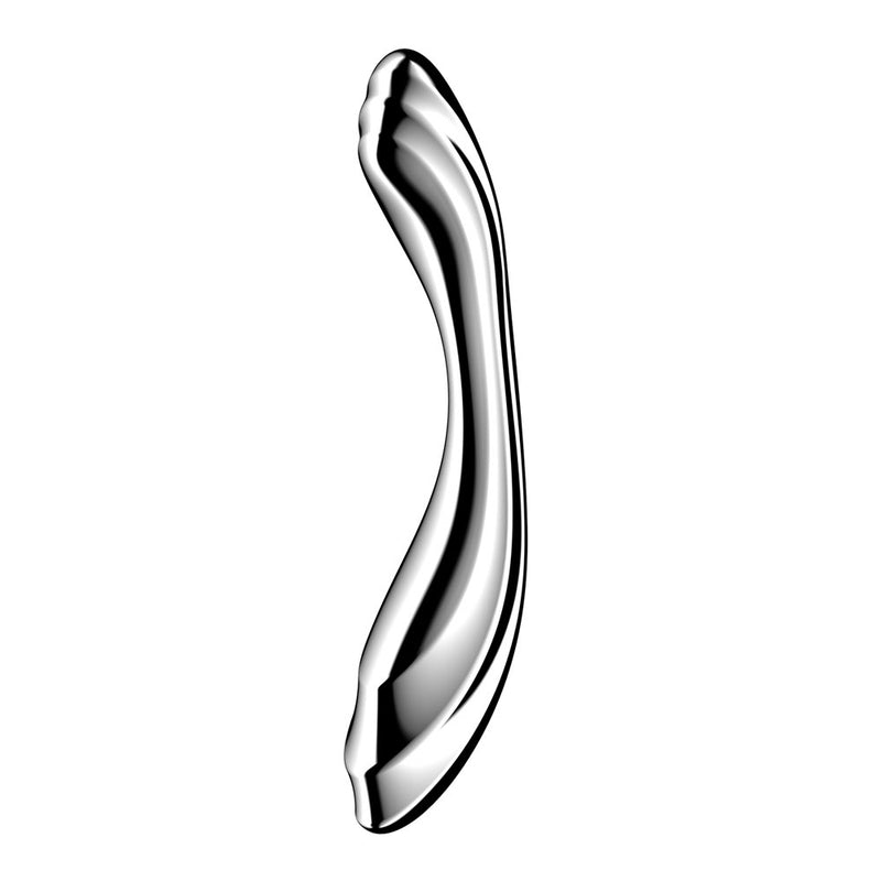 Satisfyer Pure Gravity 2 - Chrome Steel 21 cm Dildo