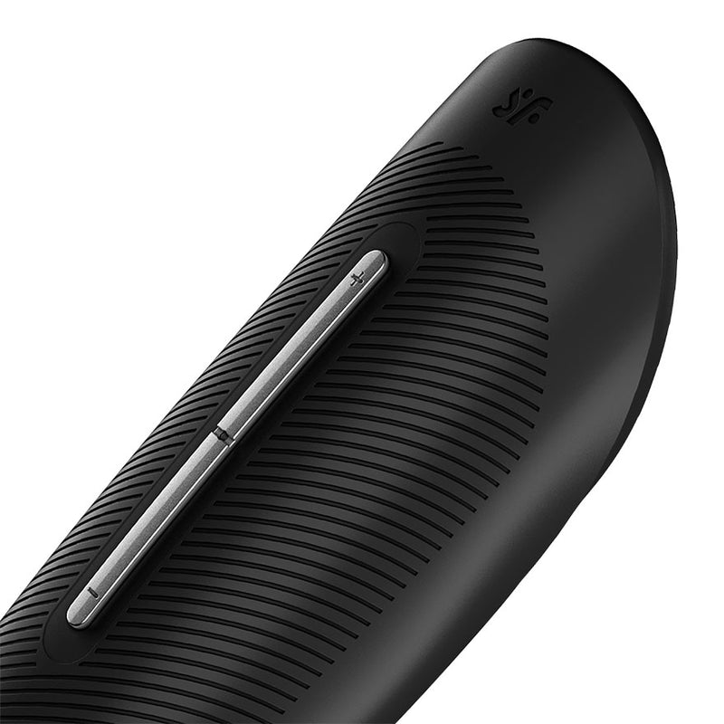 Satisfyer Perfect Grip - Black USB-C Rechargeable Vibrating Masturbator Sleeve