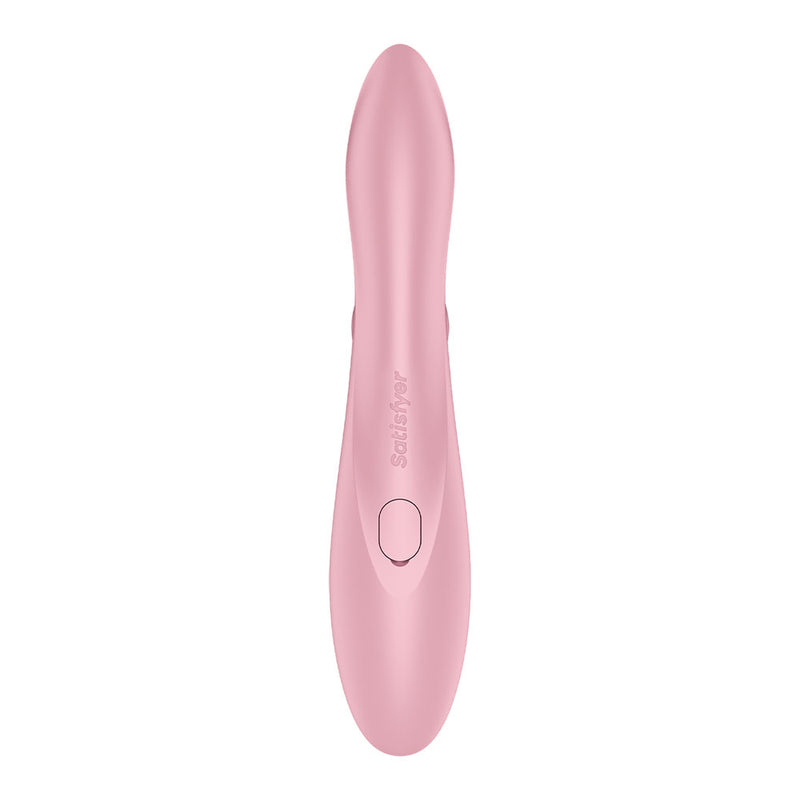 Satisfyer Pro + G-Spot - Pink - Rose Pink 22 cm USB-C Rechargeable Rabbit Vibrator with Touch-Free Clitoral Stimulator