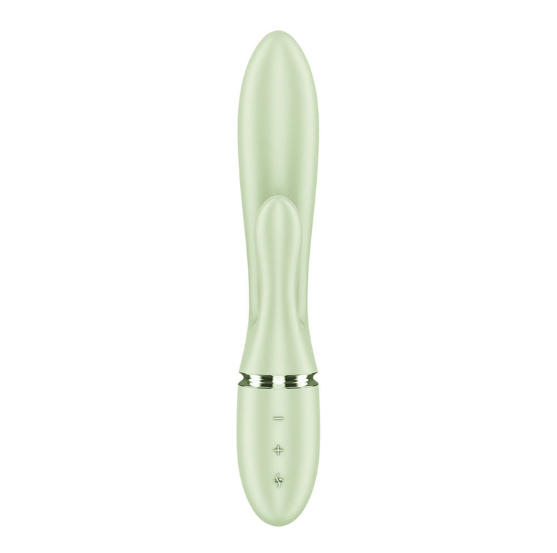 Satisfyer Pearl Bunny 2 - Light Green - Light Green 21.5 cm USB-C Rechargeable Rabbit Vibrator