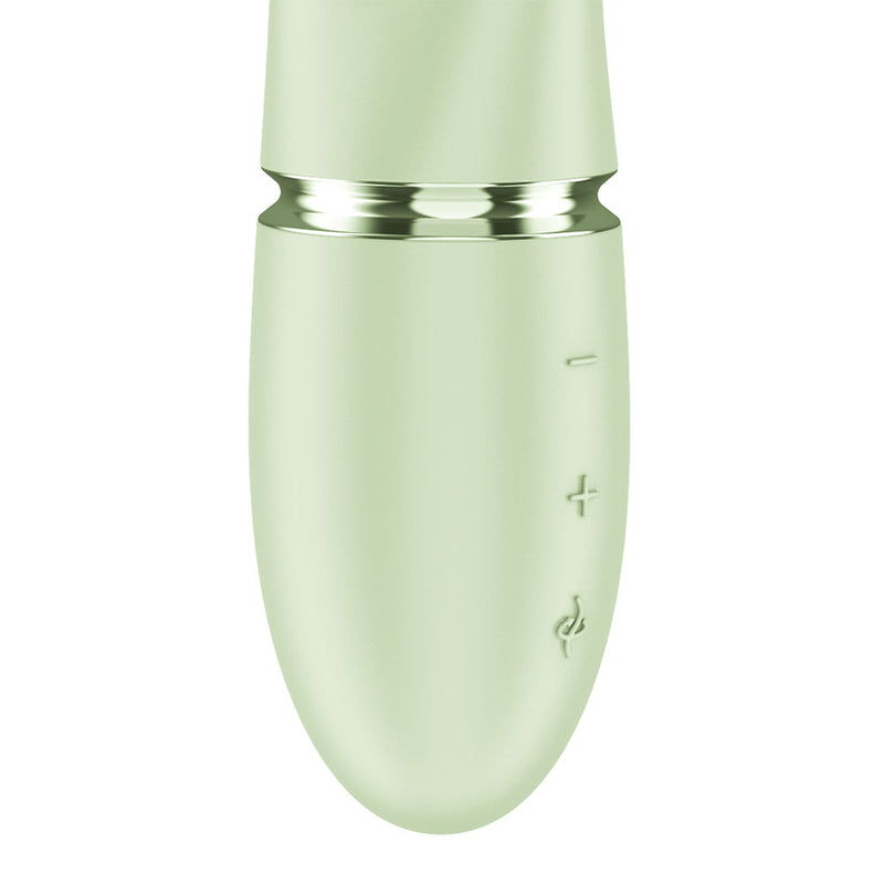 Satisfyer Pearl Bunny 2 - Light Green - Light Green 21.5 cm USB-C Rechargeable Rabbit Vibrator