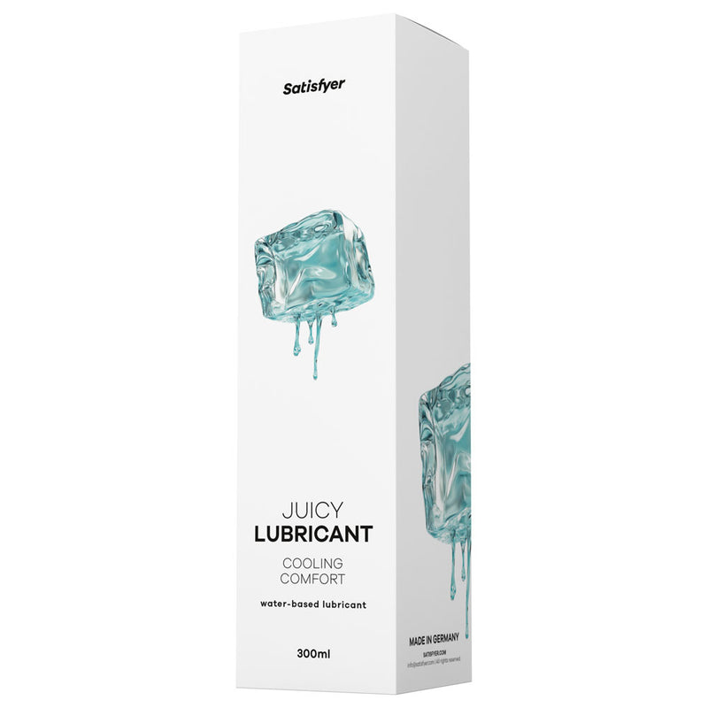 Satisfyer Juicy Lubricant 300 ml Cooling Comfort - Cooling Water Based Lubricant - 300 ml Bottle