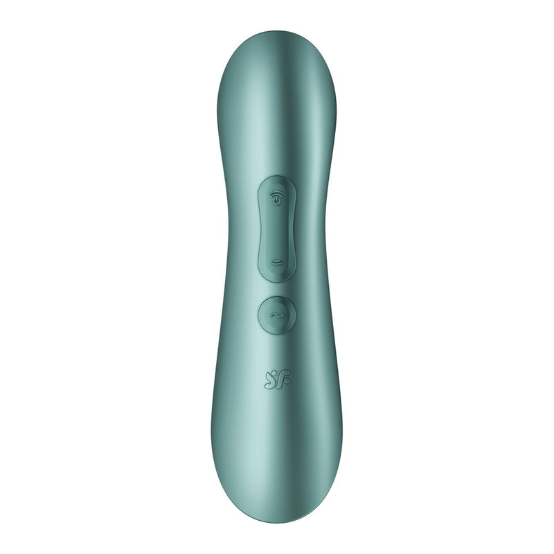 Satisfyer Pro 2+ Battery Series - Mint Green Air Pulse Clitoral Stimulator with Vibration