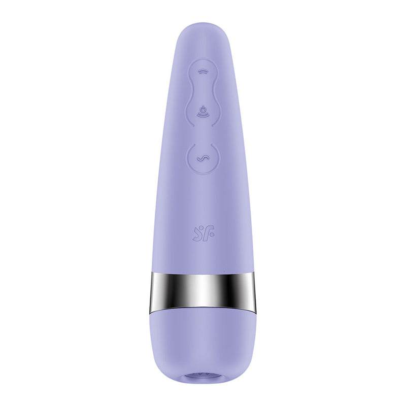 Satisfyer Pro 3+ Purple - Purple USB-Rechargeable Air Pulse Clitoral Stimulator with Vibration
