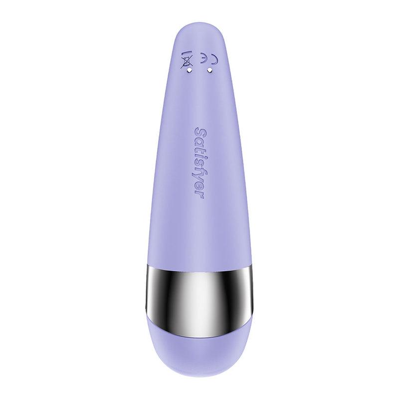 Satisfyer Pro 3+ Purple - Purple USB-Rechargeable Air Pulse Clitoral Stimulator with Vibration