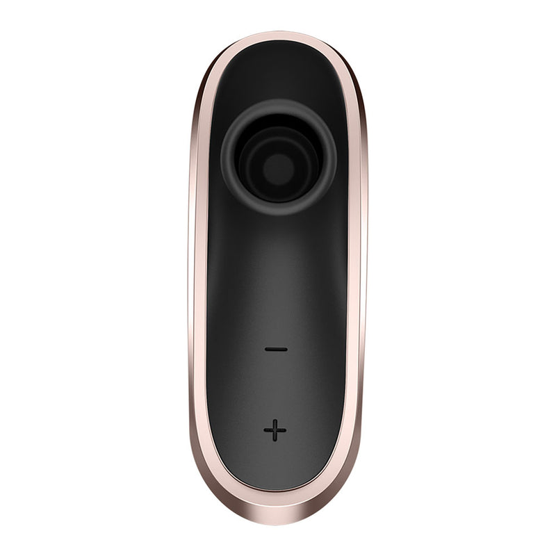 Satisfyer Traveler - Black - Black USB Rechargeable Air Pulse Clitoral Stimulator