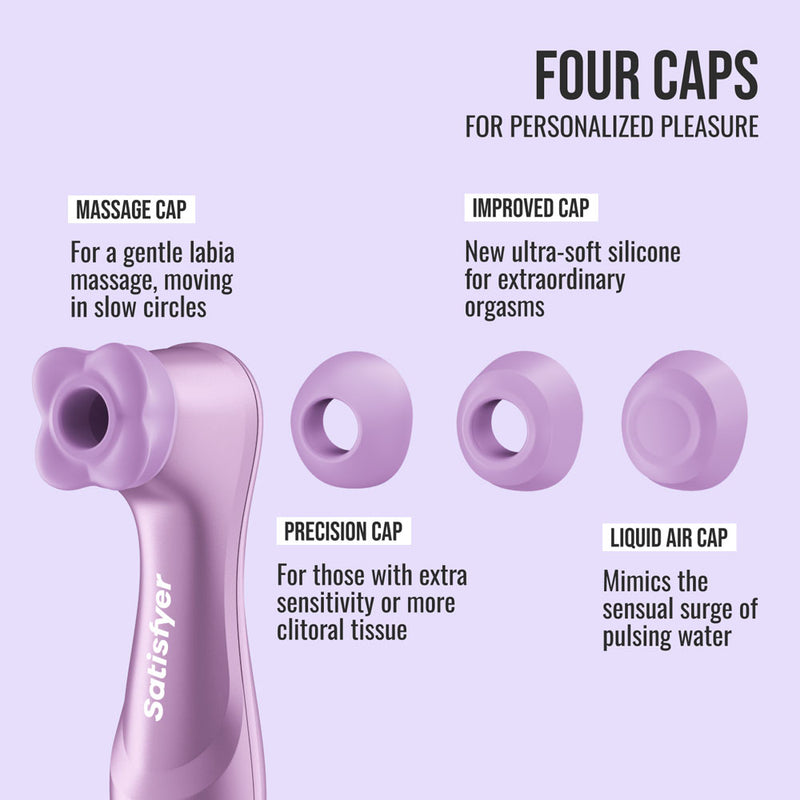 Satisfyer Pro 2 Generation 4 - Amethyst - Amethyst Touch-Free USB-C Rechargeable Clitoral Stimulator with App Control