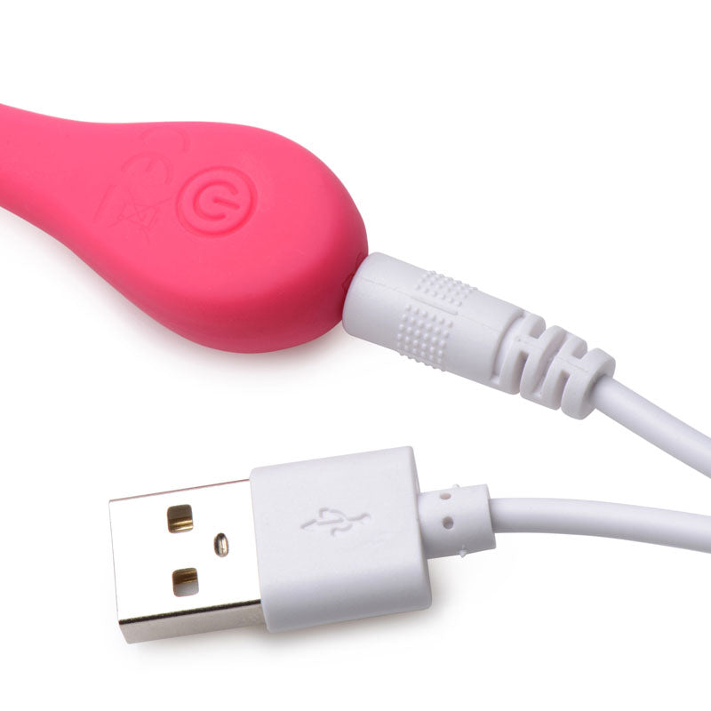 Bang! 28X Plush Egg & Remote - Pink - Pink USB Rechargeable Egg with Wireless Remote