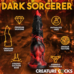Creature Cocks Mephisto - Red/Black 18.5 cm Fantasy Dildo