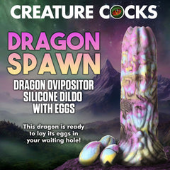Creature Cocks Dragon Spawn - Multi-Coloured 18.5 cm Ovipositor Fantasy Dildo