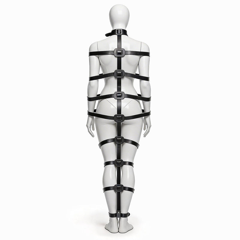 Master Series Backbone - Black Full Body Harness Restraints