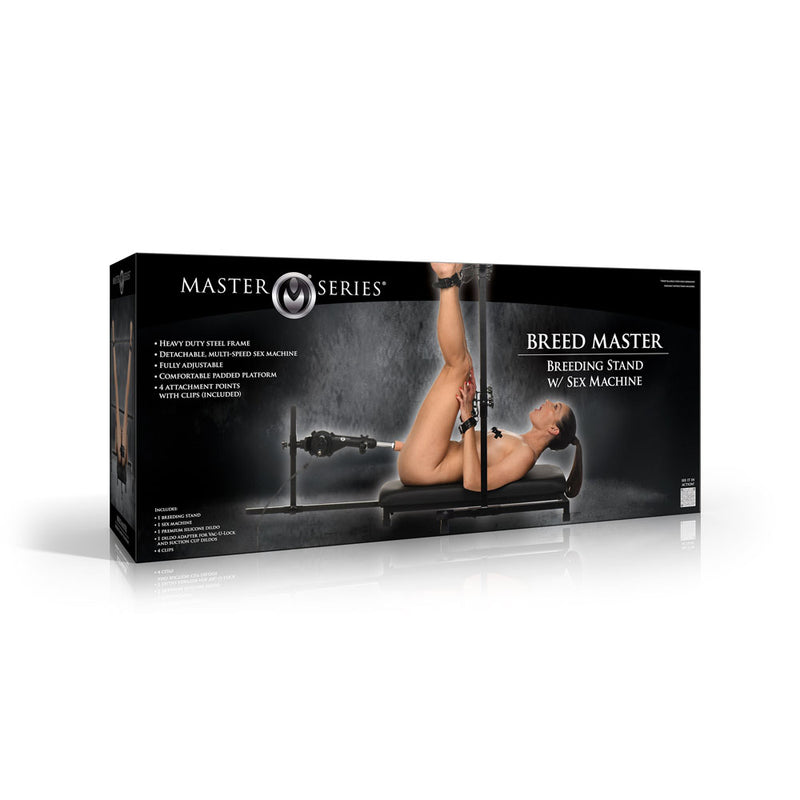 Master Series Breed Master - Breeding Restraint Stand with Sex Machine