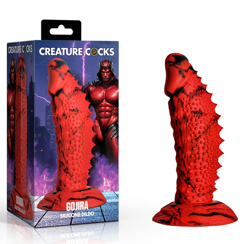 Creature Cocks Gojira - Red/Black 18.5 cm Fantasy Dildo