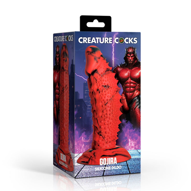 Creature Cocks Gojira - Red/Black 18.5 cm Fantasy Dildo