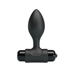 Party Up KEN Vibrating Butt Plug - Black 8.6 cm Vibrating Butt Plug
