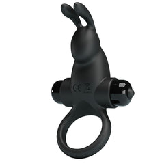 Party Up LARRY Vibrating Cock Ring - Black Vibrating Cock Ring