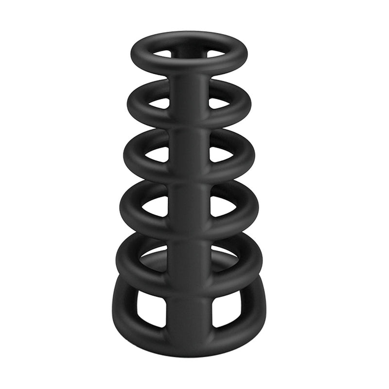 Party Up KIM Cock Cage - Black Cock Ring Cage