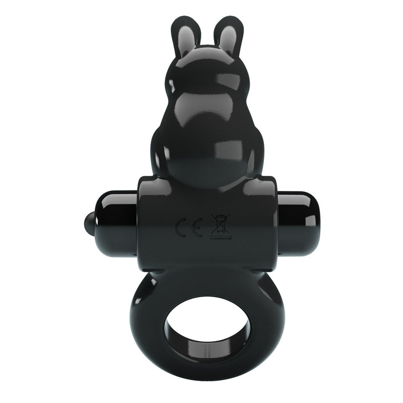 Party Up LEO Vibrating Cock Ring - Black Vibrating Cock Ring