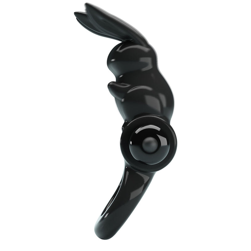 Party Up LEO Vibrating Cock Ring - Black Vibrating Cock Ring