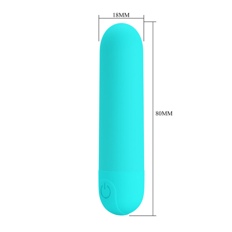 Party Up HARRY Mini Bullet - Teal - Teal 8 cm USB Rechargeable Bullet