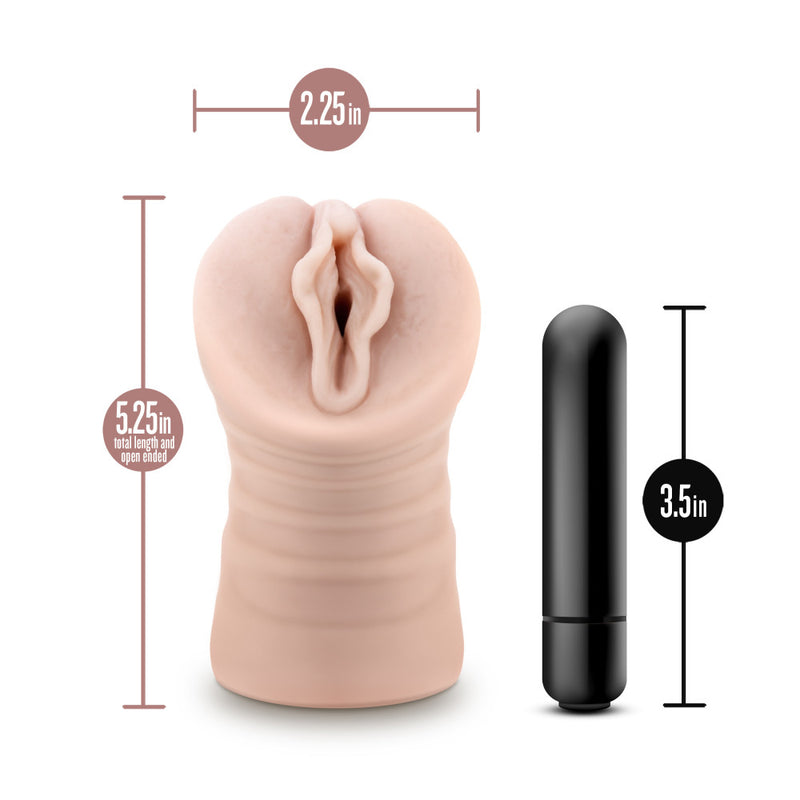 EnLust - Destini - Flesh Vibrating Vagina Stroker