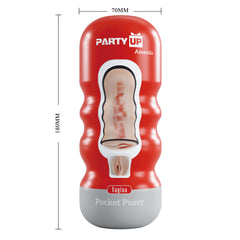 Party Up AMANDA Pocket Pussy - Flesh Vagina Stroker