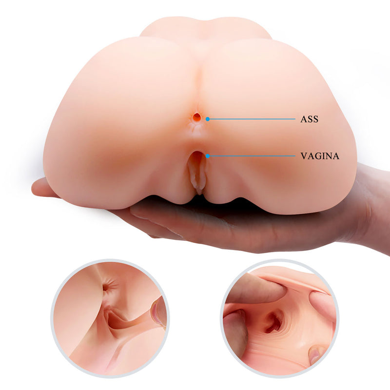 CRAZY BULL VERONICA Vibrating Torso - Flesh Vibrating Torso Masturbator
