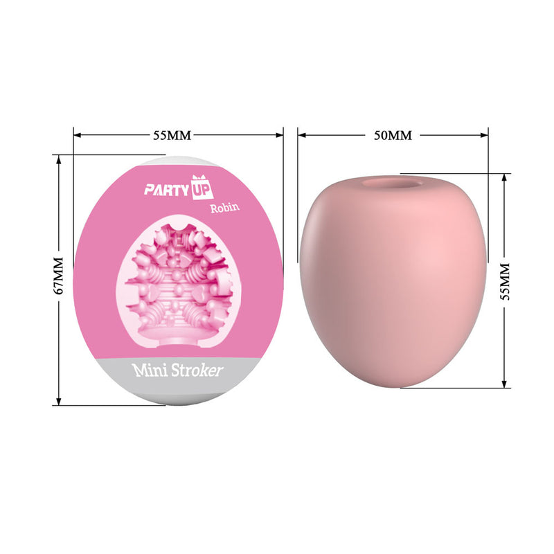 Party Up ROBIN Mini Stroker - Pink Mini Stroker