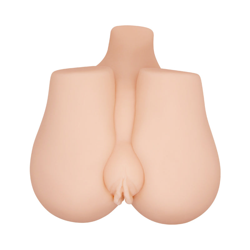 CRAZY BULL Vibrating Missionary Torso - Flesh Vibrating Missionary Torso Masturbator