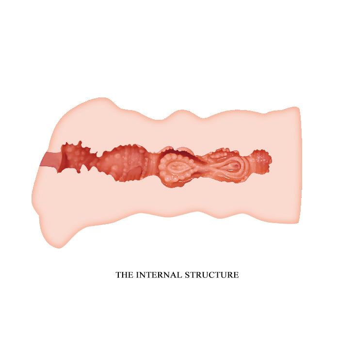 CRAZY BULL LEILA Vagina Stroker - Flesh Vagina Stroker