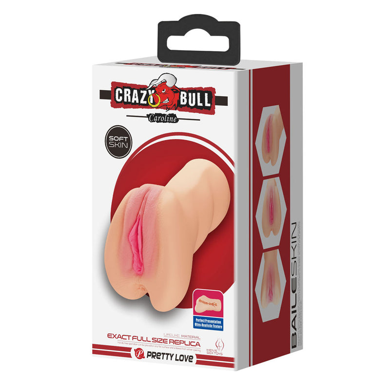 CRAZY BULL CAROLINE Vagina Stroker - Flesh Vagina Stroker