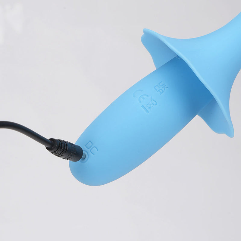 Maia SIENNA - Blue - Blue 15.2 cm USB Rechargeable Fluttering Bullet