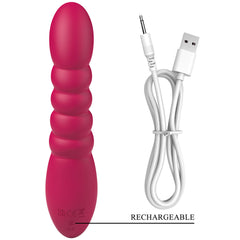 Party Up BRYNLYN - Pink - Pink 18.2 cm USB Rechargeable Rabbit Vibrator