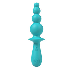 Party Up EVAJANE - Teal - Teal 17.1 cm USB Rechargeable Beaded Vibrator