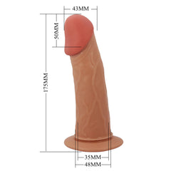 Party Up NATHAN Strap-On - Flesh 17.5 cm Hollow Strap-On