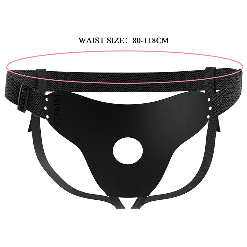 Party Up NICK Strap-On Harness - Black Adjustable Strap-On Harness (No Probe Included)