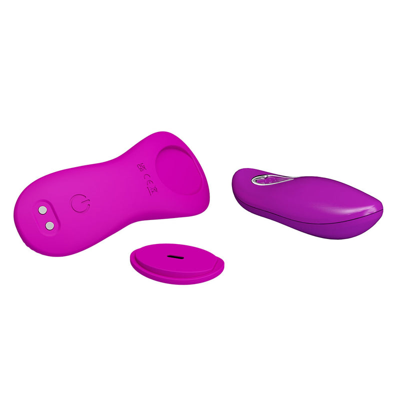 Party Up MICHAEL Panty Vibe - Pink - Pink USB Rechargeable Panty Vibrator with Wireless Remote Control