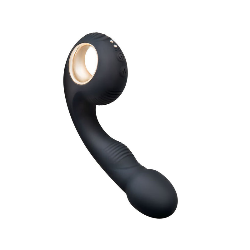 Bodywand G-Play Vibrating Squirt Trainer - Black 17 cm USB Rechargeable Vibrator